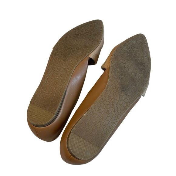 Calvin Klein Harmonia Tan Ballet Flat 7.5 - Picture 7 of 7